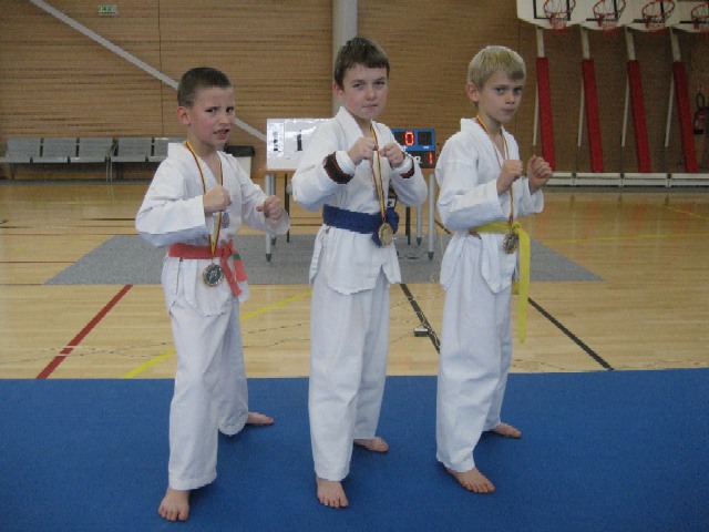Le club de Taekwondo de Sarreguemines: nos trois petits champions