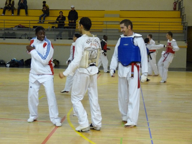 Le club de Taekwondo de Sarreguemines: Stage combat avec Gwladys EPANGUE