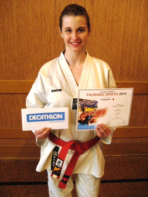 Le club de Taekwondo de Sarreguemines - Lorraine: Mise à l'honneur de Manon