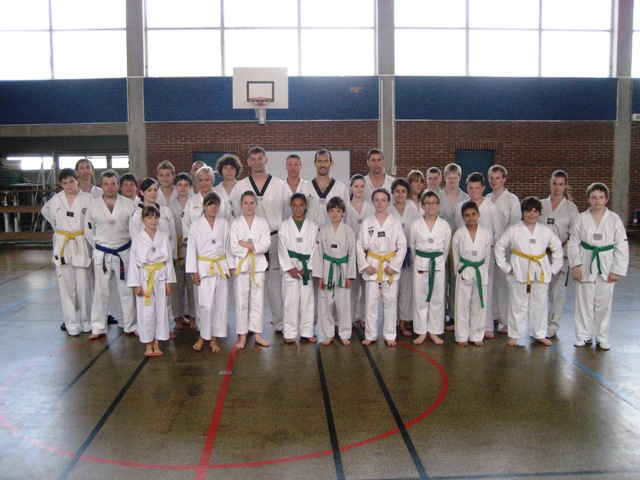 Le club de Taekwondo de Sarreguemines - Lorraine: Entrainement technique sous la direction de Jean-Michel HERTZOG