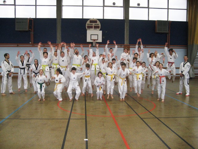 Le club de Taekwondo de Sarreguemines - Lorraine: Passage de grade au club