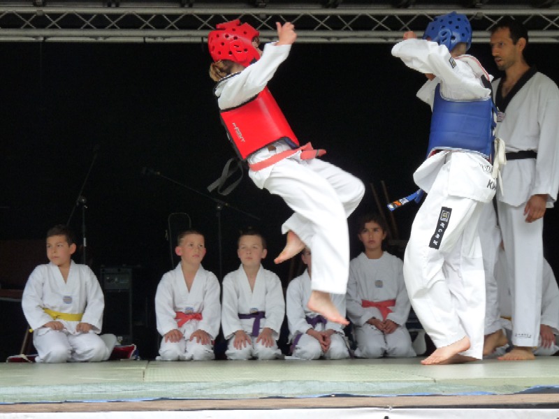 Le club de Taekwondo de Sarreguemines à la fête du sport